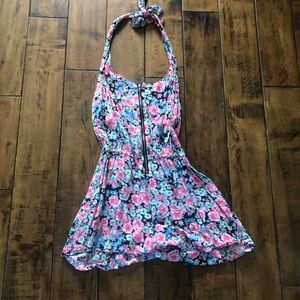 Floral Halter Romper